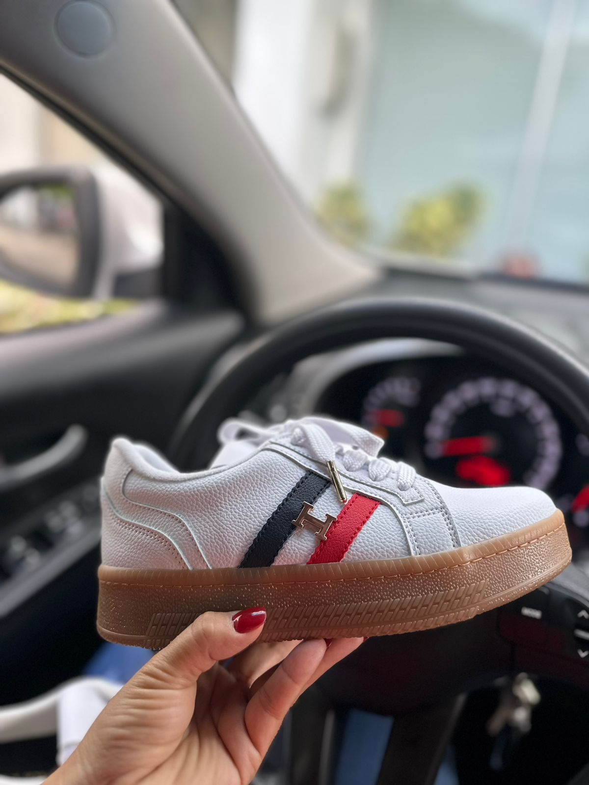 Gray helmet for bikers