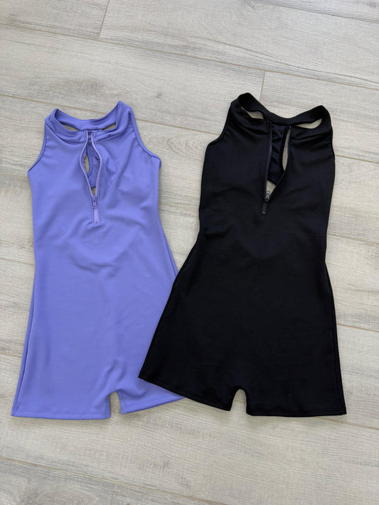 Enterizo corto cremallera 60% OFF + Envío gratis