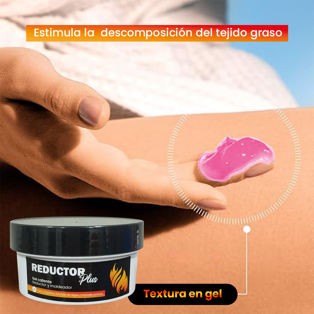 Gel caliente reductor moldeador